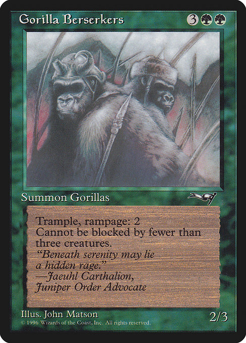 Gorilla Berserkers Alliances ALL