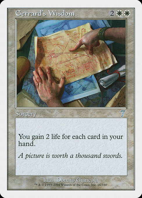 Gerrard's Wisdom - Magic: The Gathering 7ED #16