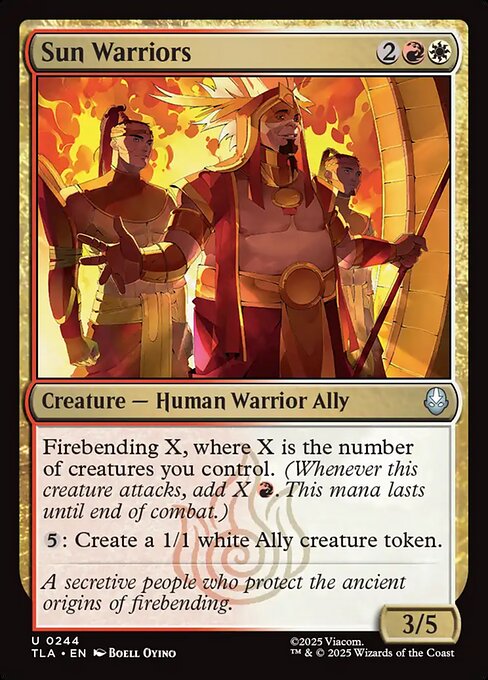 Sun Warriors - Magic: The Gathering TLA #244
