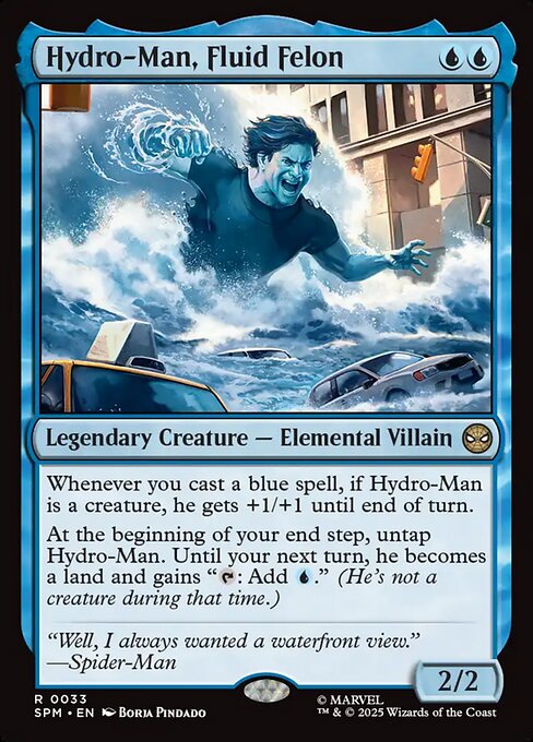 Hydro-Man, Fluid Felon - Magic: The Gathering SPM #33