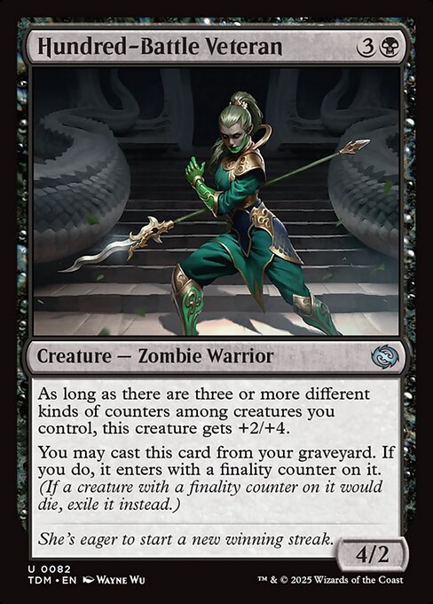 Hundred-Battle Veteran - Magic: The Gathering TDM #82