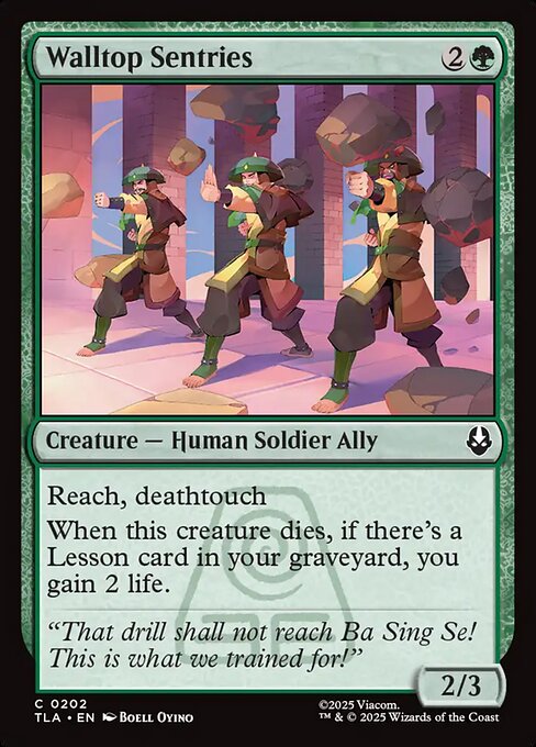 Walltop Sentries - Magic: The Gathering TLA #202