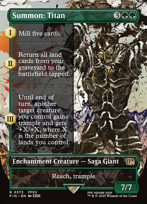 Summon: Titan - Magic: The Gathering FIN #373