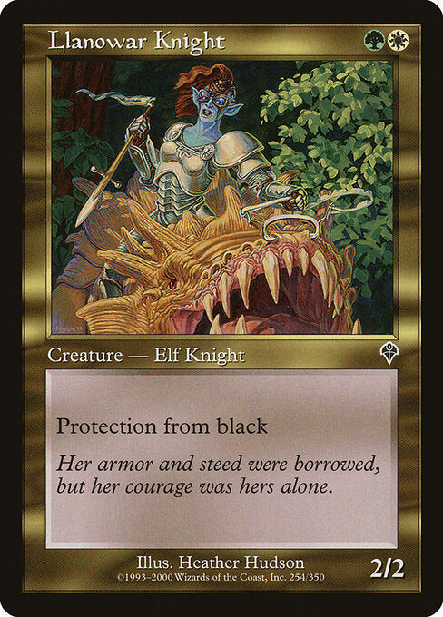 Llanowar Knight - Magic: The Gathering INV #254