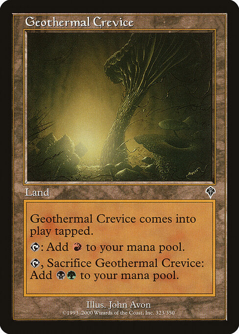 Geothermal Crevice - Magic: The Gathering INV #323