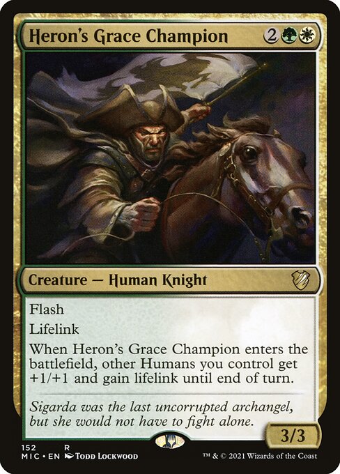 Heron's Grace Champion - Magic: The Gathering MIC #152