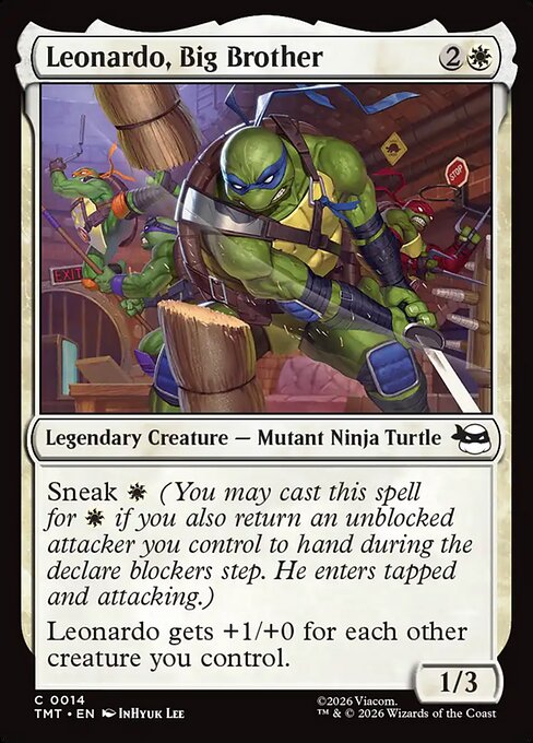 Leonardo, Big Brother - Magic: The Gathering TMT #14