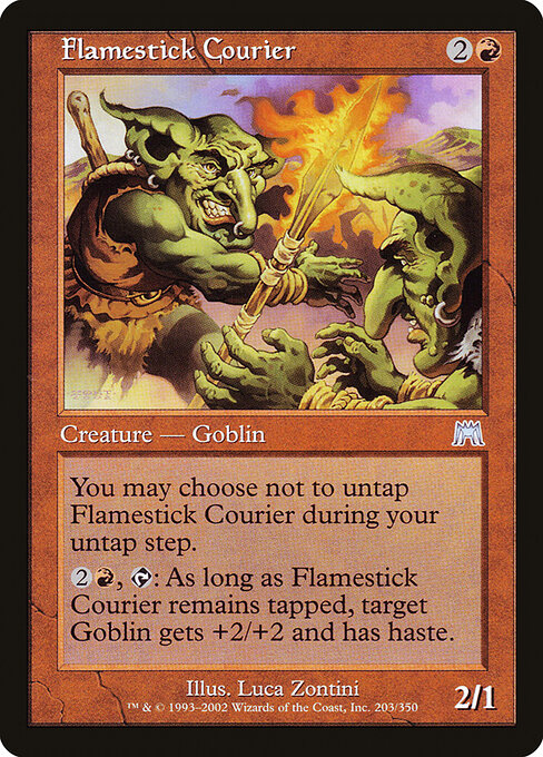 Flamestick Courier - Magic: The Gathering ONS #203