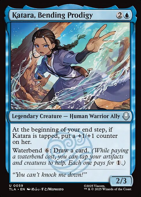 Katara, Bending Prodigy - Magic: The Gathering TLA #59