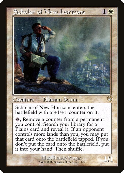 Scholar of New Horizons The Brothers' War Commander brc