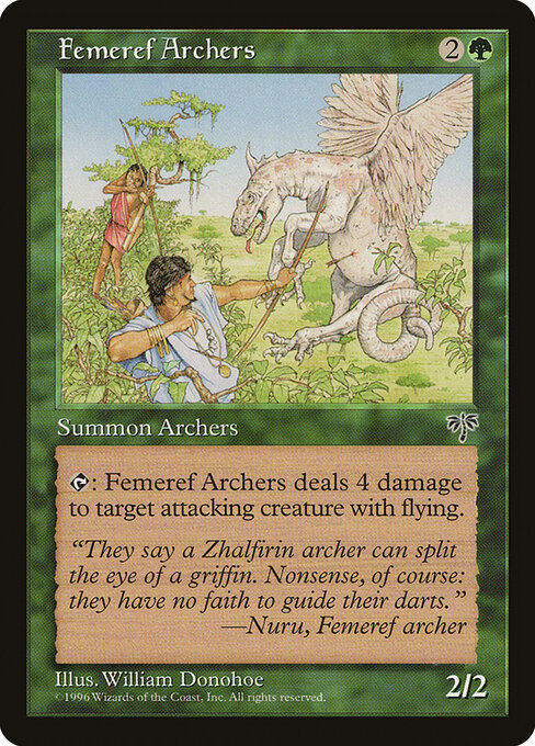 Femeref Archers - Magic: The Gathering MIR #215