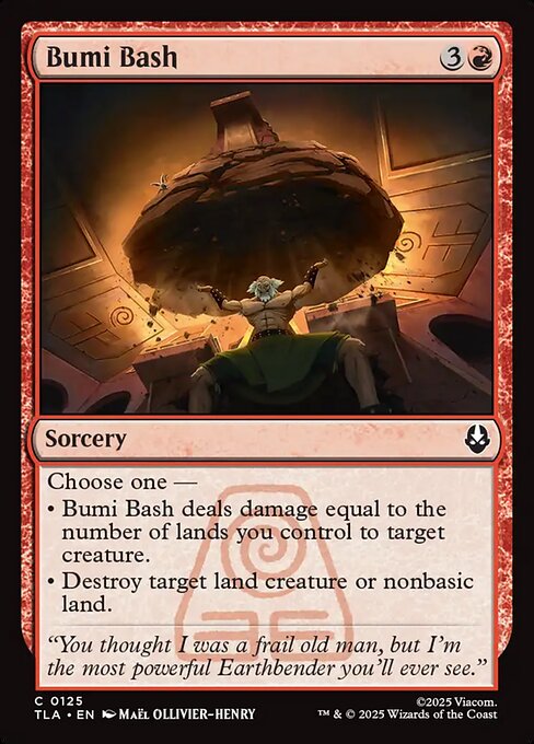 Bumi Bash - Magic: The Gathering TLA #125