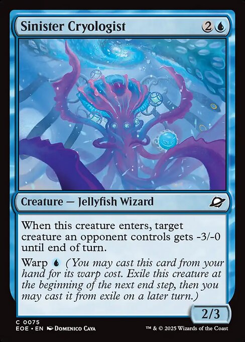 Sinister Cryologist - Magic: The Gathering EOE #75