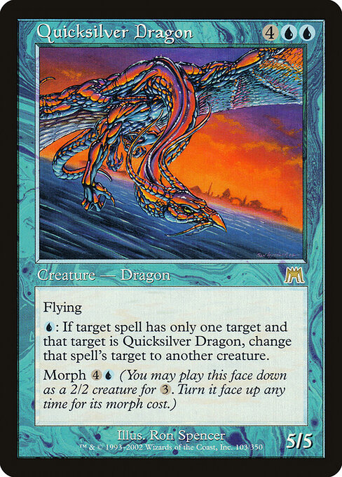Quicksilver Dragon - Magic: The Gathering ONS #103