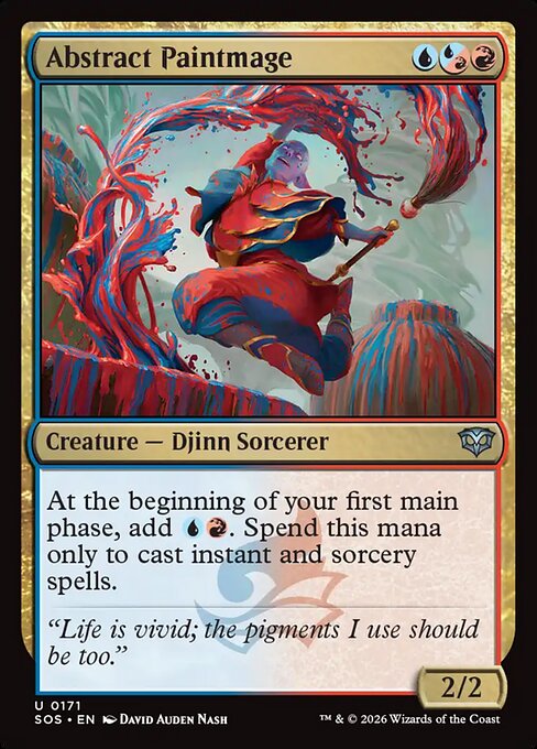 Abstract Paintmage - Magic: The Gathering SOS #171