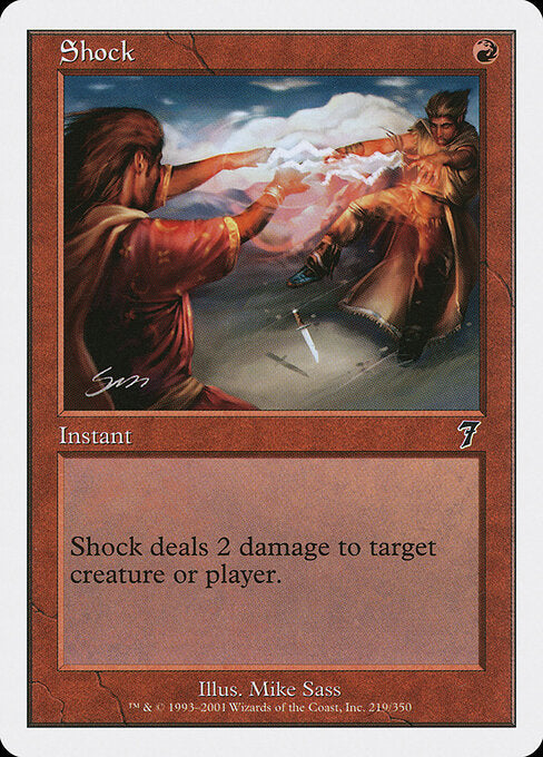 Shock - Magic: The Gathering 7ED #219