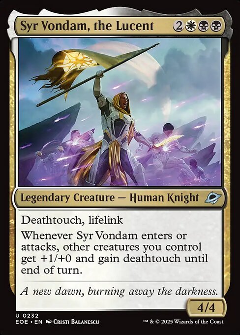 Syr Vondam, the Lucent - Magic: The Gathering EOE #232