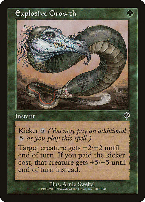 Explosive Growth - Magic: The Gathering INV #187