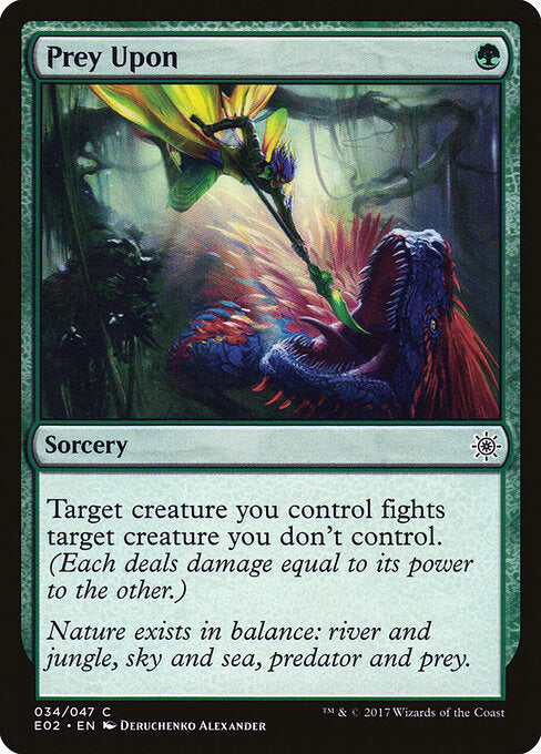 Prey Upon - Magic: The Gathering E02 #34