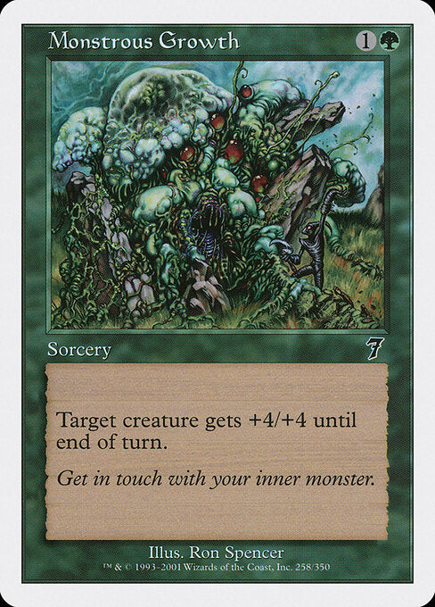 Monstrous Growth - Magic: The Gathering 7ED #258