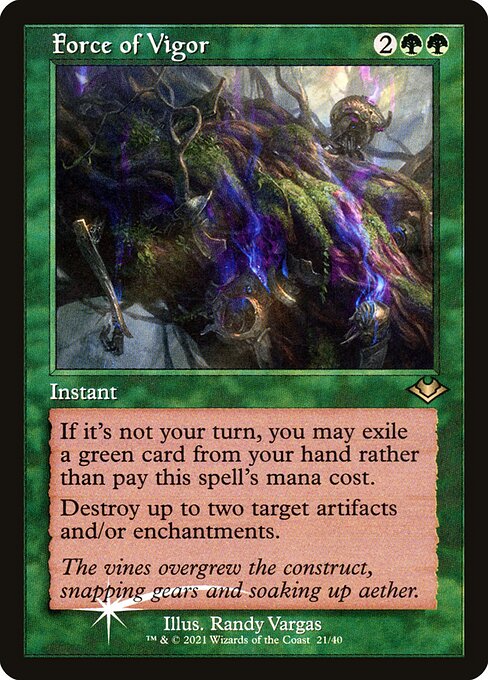 Force of Vigor Modern Horizons 1 Timeshifts h1r