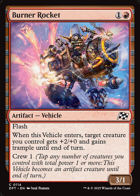 Burner Rocket - Magic: The Gathering DFT #114