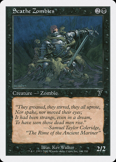 Scathe Zombies - Magic: The Gathering 7ED #161