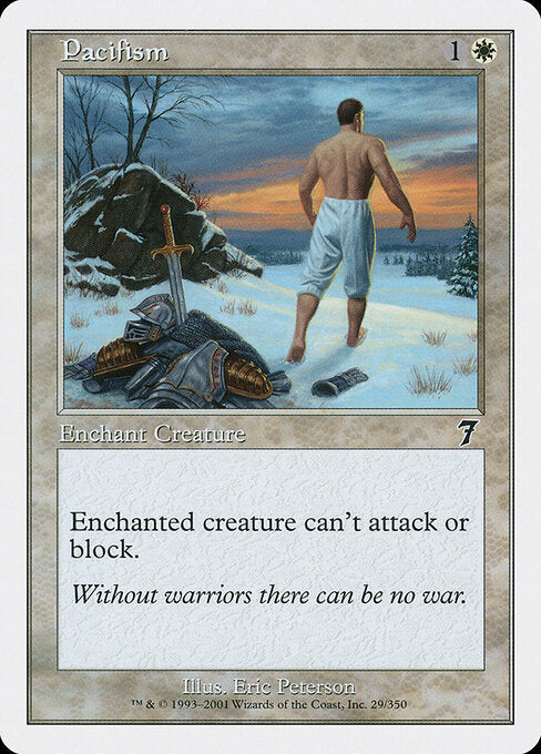 Pacifism - Magic: The Gathering 7ED #29