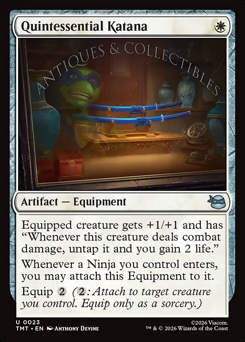 Quintessential Katana - Magic: The Gathering TMT #23