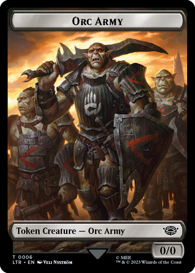 LTC - Orc Army (Uruk-hai) // Orc Army (Sauron) Token