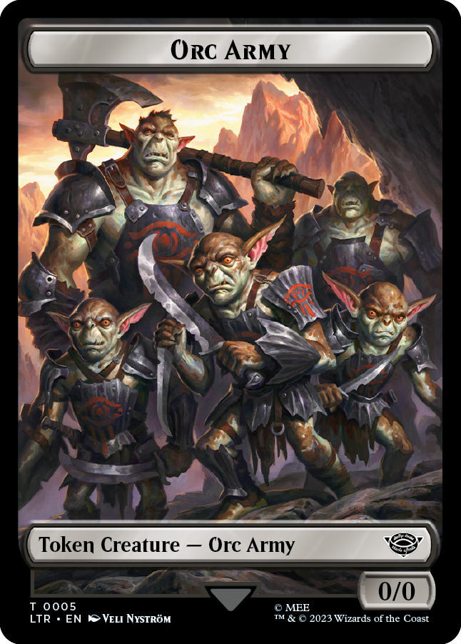 LTC - Orc Army (Uruk-hai) // Orc Army (Sauron) Token