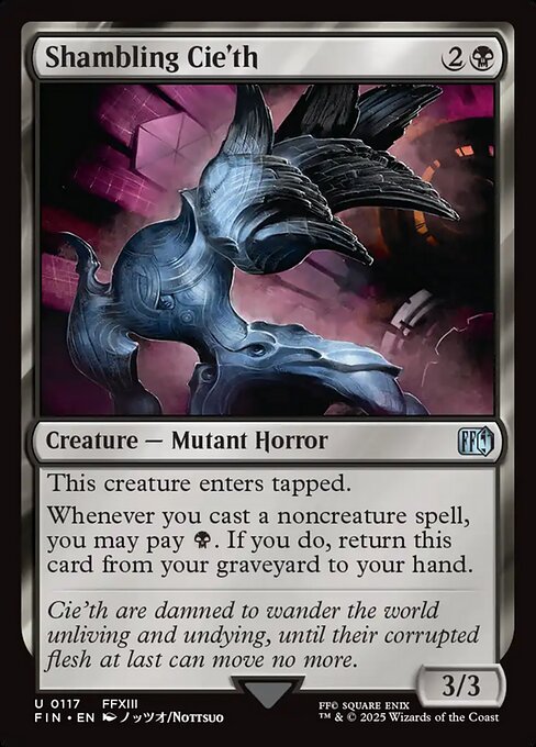 Shambling Cie'th - Magic: The Gathering FIN #117