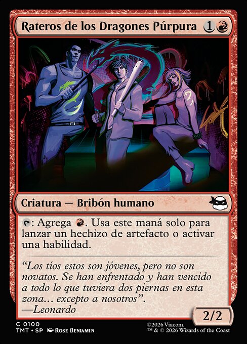 Purple Dragon Punks · TMT #100 · ES