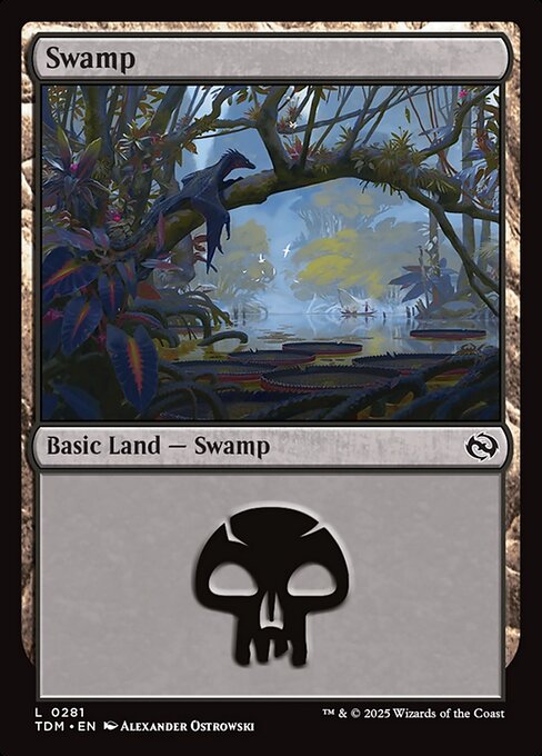 Swamp - Magic: The Gathering TDM #281
