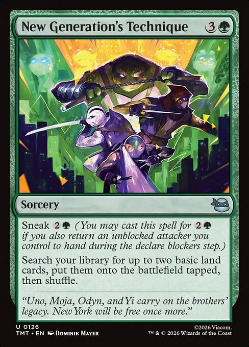 New Generation's Technique - Magic: The Gathering TMT #126