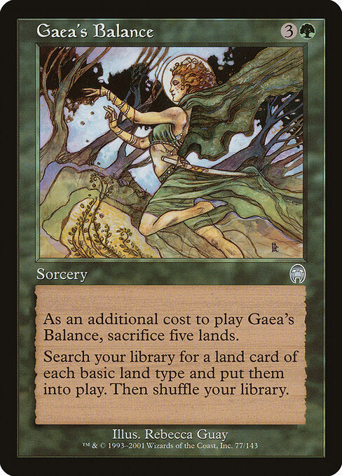 Gaea's Balance - Magic: The Gathering APC #77