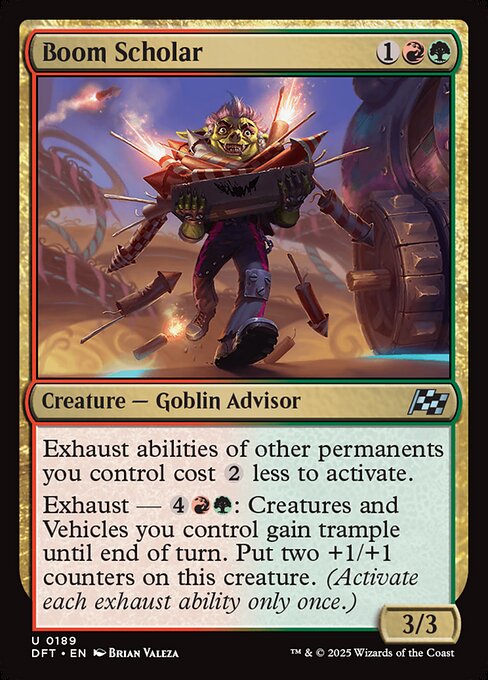 Boom Scholar - Magic: The Gathering DFT #189