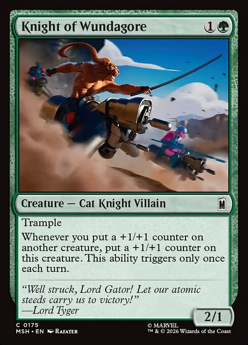 Knight of Wundagore - Magic: The Gathering MSH #175
