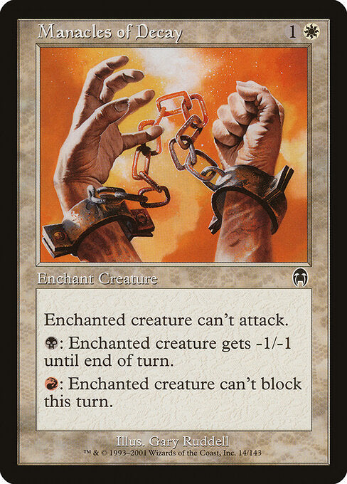 Manacles of Decay - Magic: The Gathering APC #14