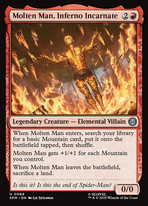 Molten Man, Inferno Incarnate - Magic: The Gathering SPM #84
