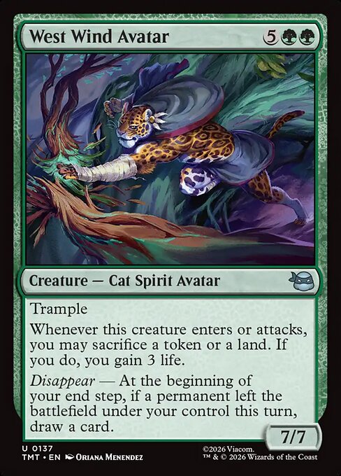 West Wind Avatar - Magic: The Gathering TMT #137