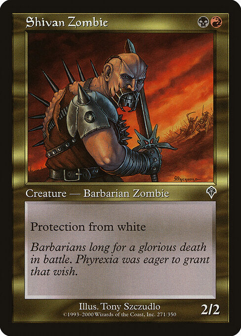 Shivan Zombie - Magic: The Gathering INV #271