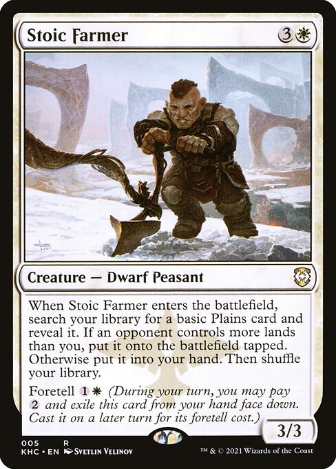 Stoic Farmer - Magic: The Gathering KHC #5