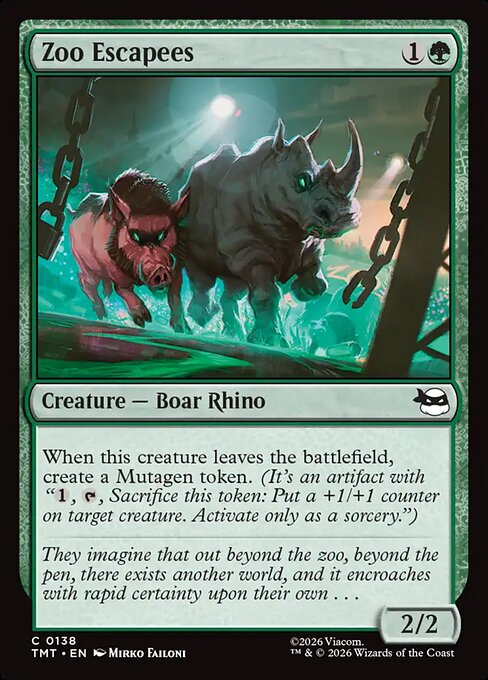 Zoo Escapees - Magic: The Gathering TMT #138