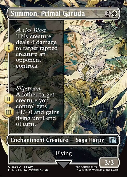 Summon: Primal Garuda - Magic: The Gathering FIN #360