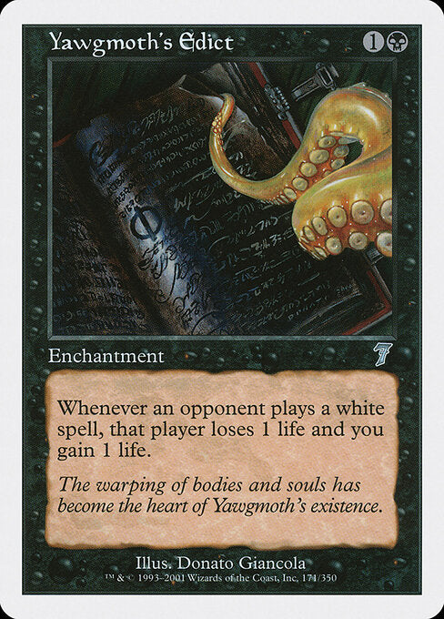 Yawgmoth's Edict - Magic: The Gathering 7ED #171