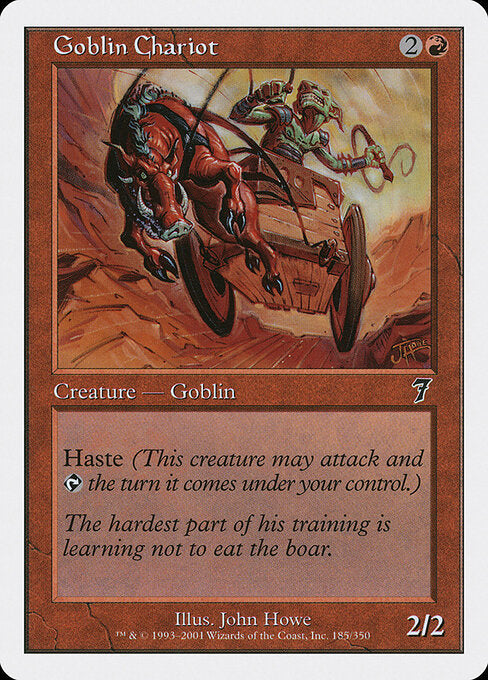 Goblin Chariot - Magic: The Gathering 7ED #185
