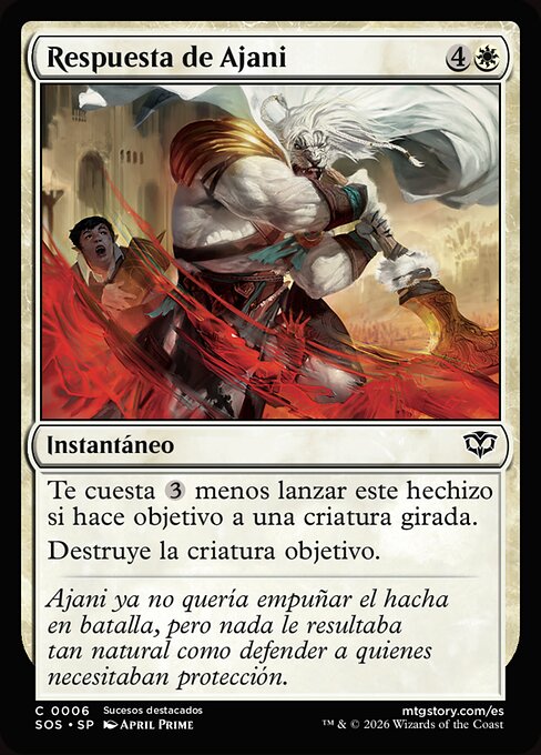 Ajani's Response · SOS #6 · ES