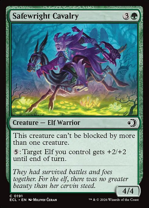 Safewright Cavalry - Magic: The Gathering ECL #191
