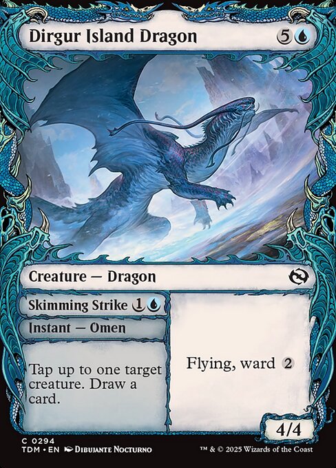 Dirgur Island Dragon // Skimming Strike - Magic: The Gathering TDM #294
